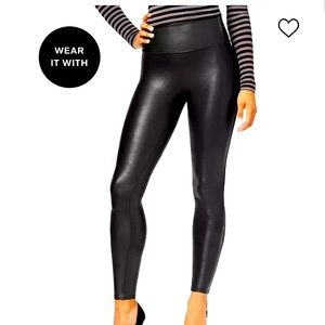Spanx faux leather leggings